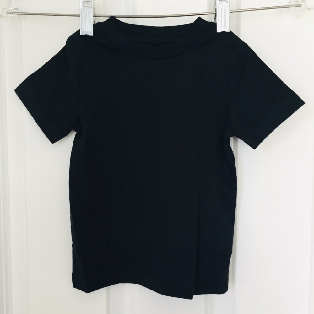 NEW Baby and Kids Colored Organics Cotton T-Shirt Size Black